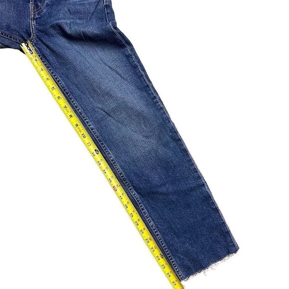 NWT Re/Done Women's High Rise Stovepipe Straight Jeans Size 25 Blue Denim - Picture 11 of 12